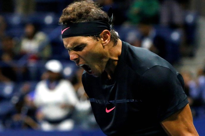 Tennis - US Open - New York, U.S. - September 1, 2017 - Rafael Nadal of Spain ce