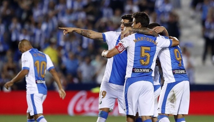 Leganés en un partido en Butarque