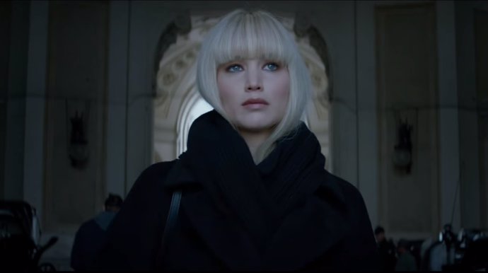 Jennifer Lawrence, una letal espía rusa en el tráiler de Gorrión Rojo