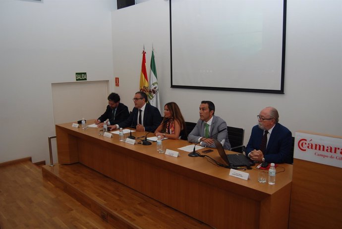 Gema Pérez presenta las ayudas a las empresas del Campo de Gibraltar