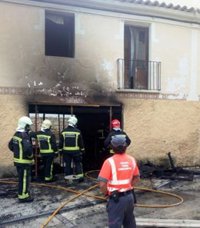Bomberos intervienen en tres incendios en Caparroso, Gazolaz y Usetxi