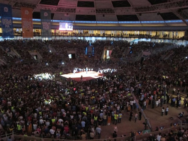Acto de inicio de campaña del referéndum del 1 de octubre