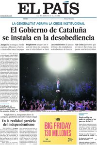 Las portadas de los periódicos de hoy, viernes 15 de septiembre de 2017