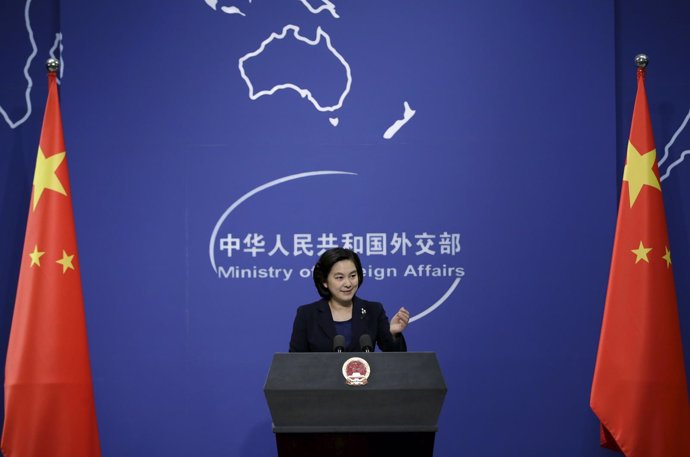 Hua Chunying, portavoz del Ministerio de Exteriores de China