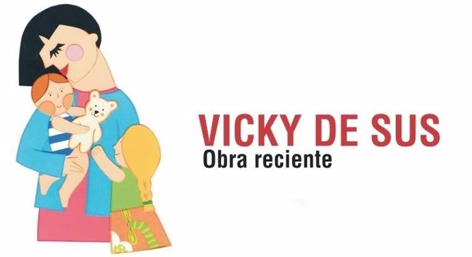 Cartel de la exposición de la artista Vicky de Sus