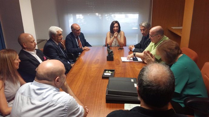 Reunión entre el Gobierno de Aragón y los agentes sociales