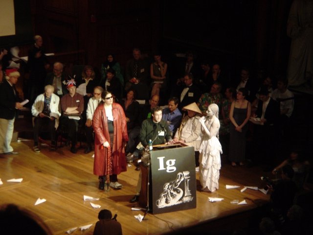 Ceremonia de entrega de los premios IG Nobel