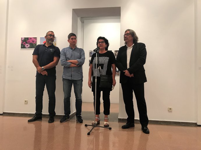 Els regidors D.Quirós, J.C.Ramos i P.Jiménez i el comissionat X.Marcé