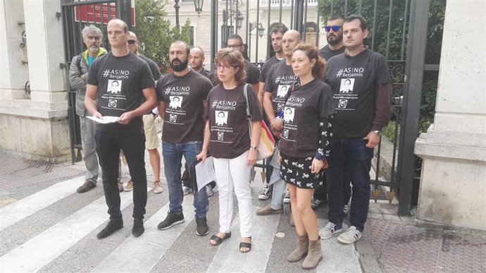 Protesta de bomberos de Cuenca