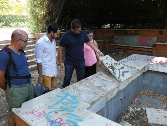Visita de Rojas a los Jardines del Guadalquivir