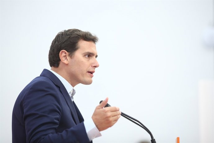 Albert Rivera intervé després de la reunió de l'Executiva de Ciutadans