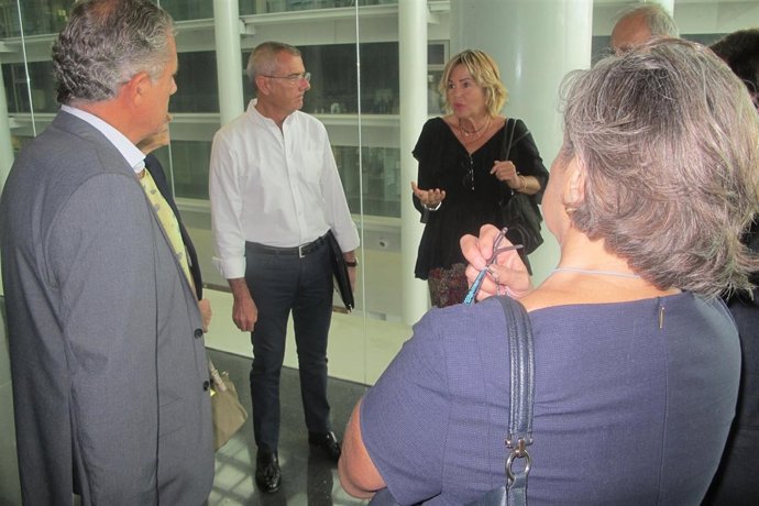 Visita de representantes judiciales a la Ciudad de la Justicia