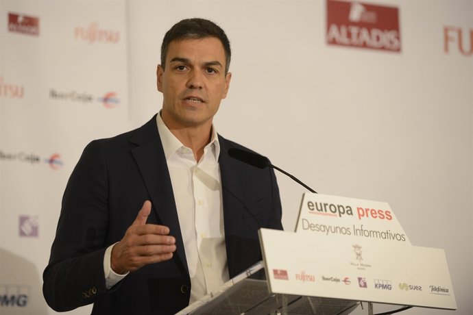 Selecció d'Imatges de l'esmorzar Informatiu amb Pedro Sánchez