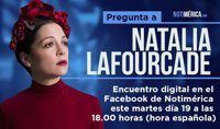 Facebook Live con Natalia Lafourcade este martes 19 de septiembre a las 18.00 horas en 'Notimérica'