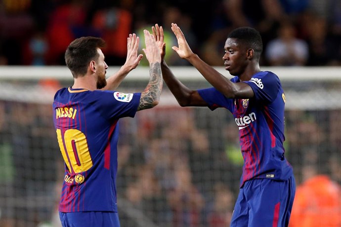 Messi y Dembélé