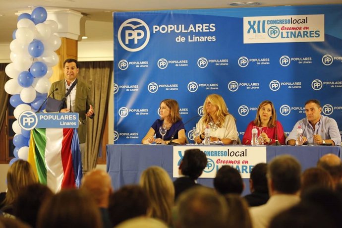 Moreno en el congreso local de Linares