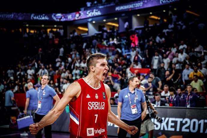 Bogdanovic con la selección de Serbia