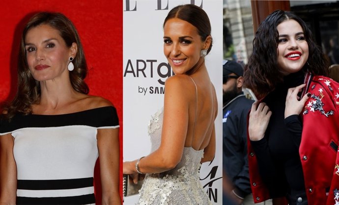 Reina Letizia, Paula Echevarría y Selena Gómez