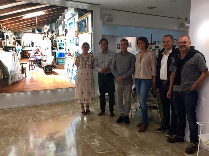 Francesc Miralles visita la Fundación Coll Bardolet