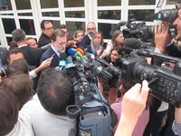 Rajoy, en Santiago: "El referéndum no se va a celebrar"