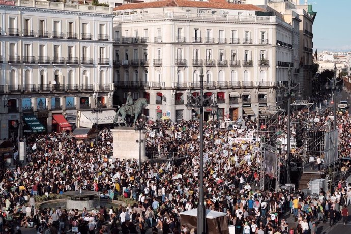 Manifestación de PACMA contra la tauromaquia en Madrid