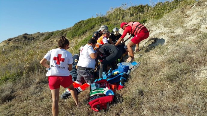 Parapentista herido en Chiclana de la Frontera (Cádiz)
