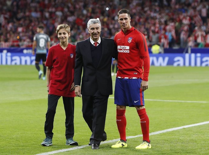 José Eulogio Gárate, Fernando Torres y Hugo, un canterano del Atlético