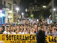 Las protestas por el soterramiento se trasladan a las calles de Murcia