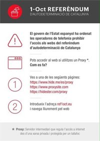 La Generalitat pone en marcha un canal de Twitter del referéndum