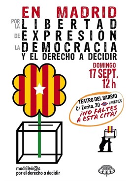 En Madrid por la libertad de expresión