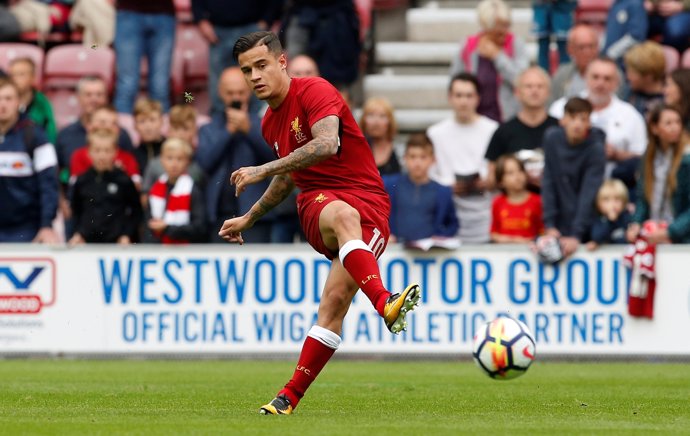 Coutinho, jugador del Liverpool