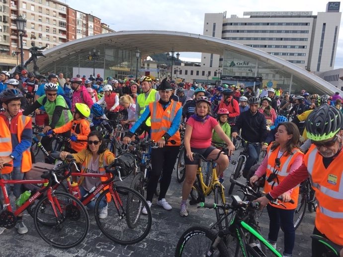 Marcha ciclista por la Semana Europea de la Movilidad