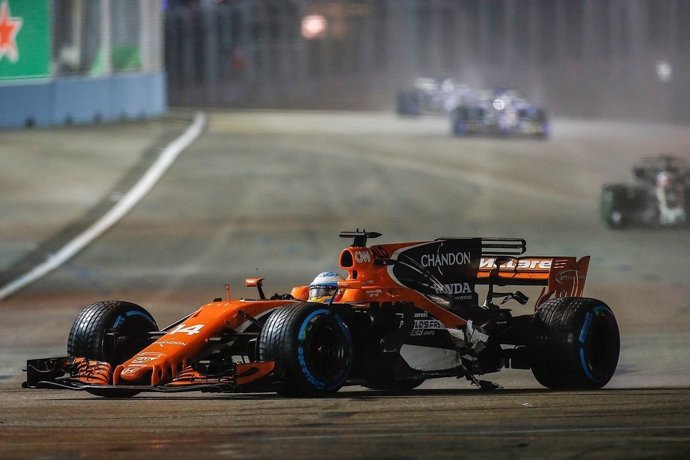 Fernando Alonso Singapur McLaren
