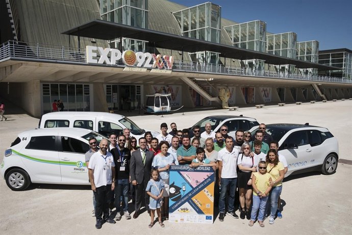 Castreño en una de las actividades de la Semana de la Movilidad