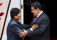 Evo Morales participa en el evento 'Todos somos Venezuela' en Caracas