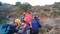 Herido un parapentista tras sufrir una caída en Algodonales (Cádiz)