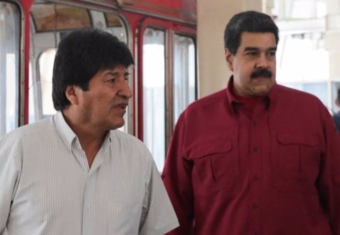 Evo Morales y Nicolás Maduro