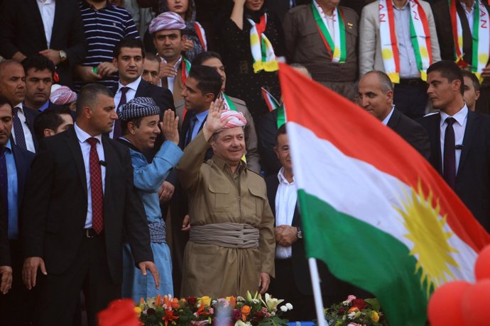 El presidente del Kurdistán iraquí, Masud Barzani