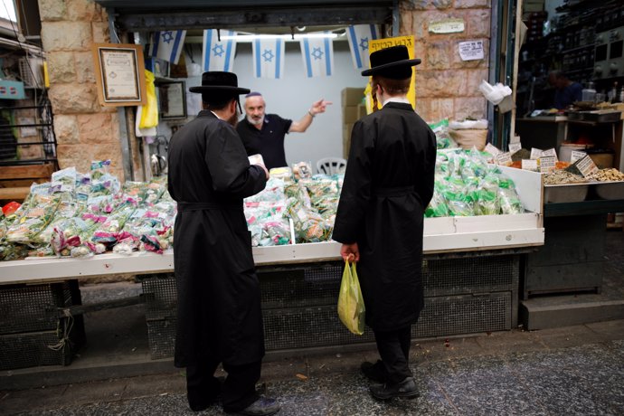 Judíos ultraortodoxos en Jerusalén