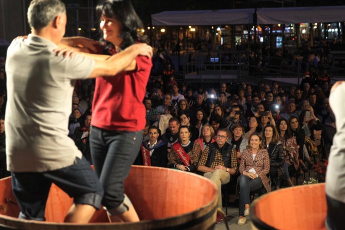 Pisado popular de las uvas