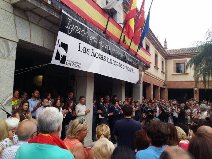 Homenaje en Las Rozas Ignacio Echeverría