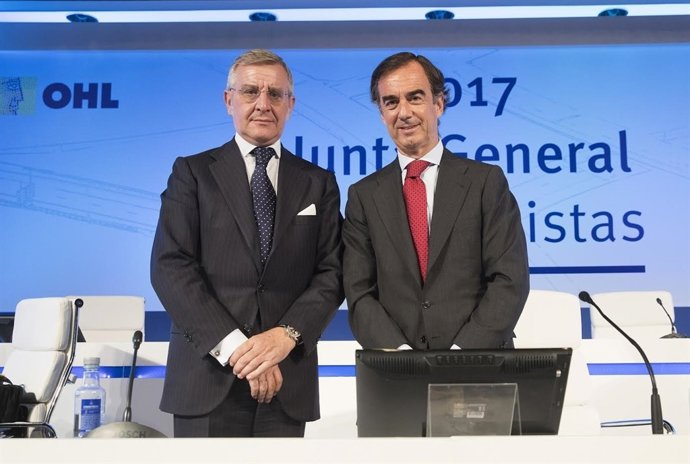 El president d'OHL i el seu conseller delegat