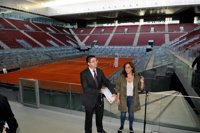 Rommy Arce, Maruicio Valiente y Yolanda Rodríguez arropan a Mayer y Sánchez Mato en los juzgados