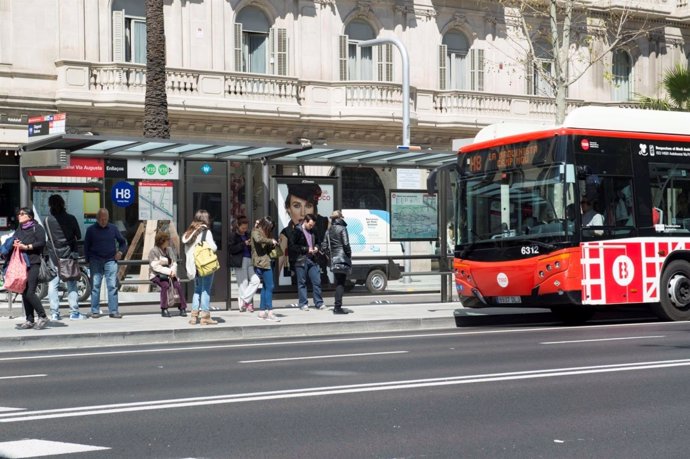 Autobús de TMB en Barcelona