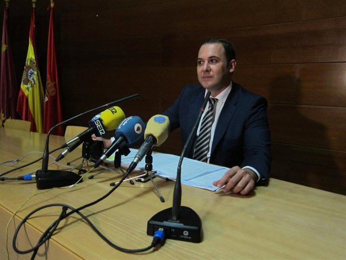 El concejal de Ciudadanos en Murcia Carlos Peñafiel                 