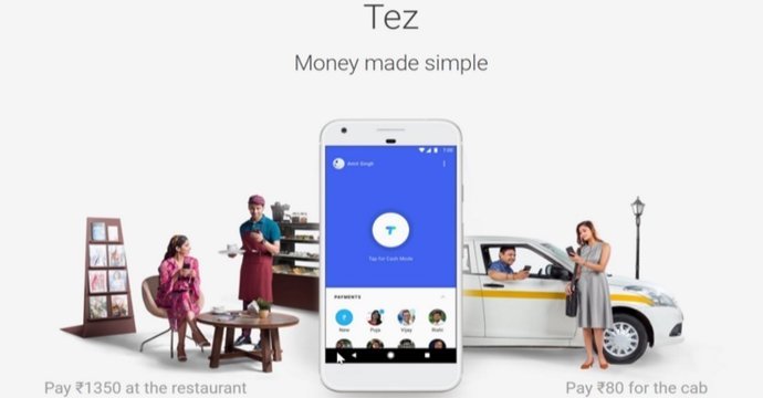 Tez, la nueva aplicación de pagos móviles de Google para India