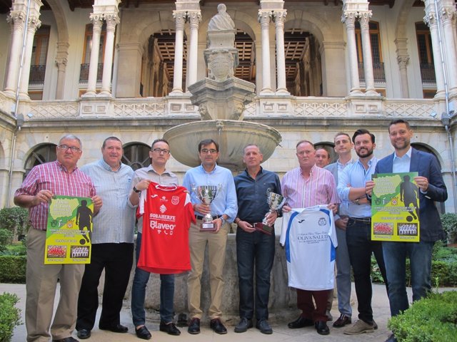 Presentación de la final de la IV Copa Presidente de Diputación.