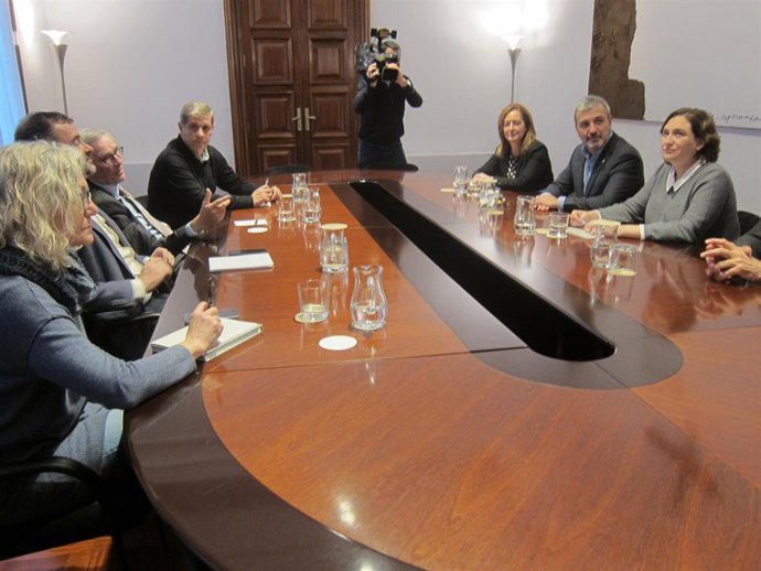 Líderes de grupos municipals del Ayuntamiento de Barcelona