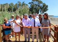 La Diputación invierte más de 350.000 euros en un nuevo tramo de la Senda Litoral en Estepona