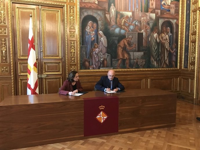  Ada Colau i Miguel Ángel Gimeno